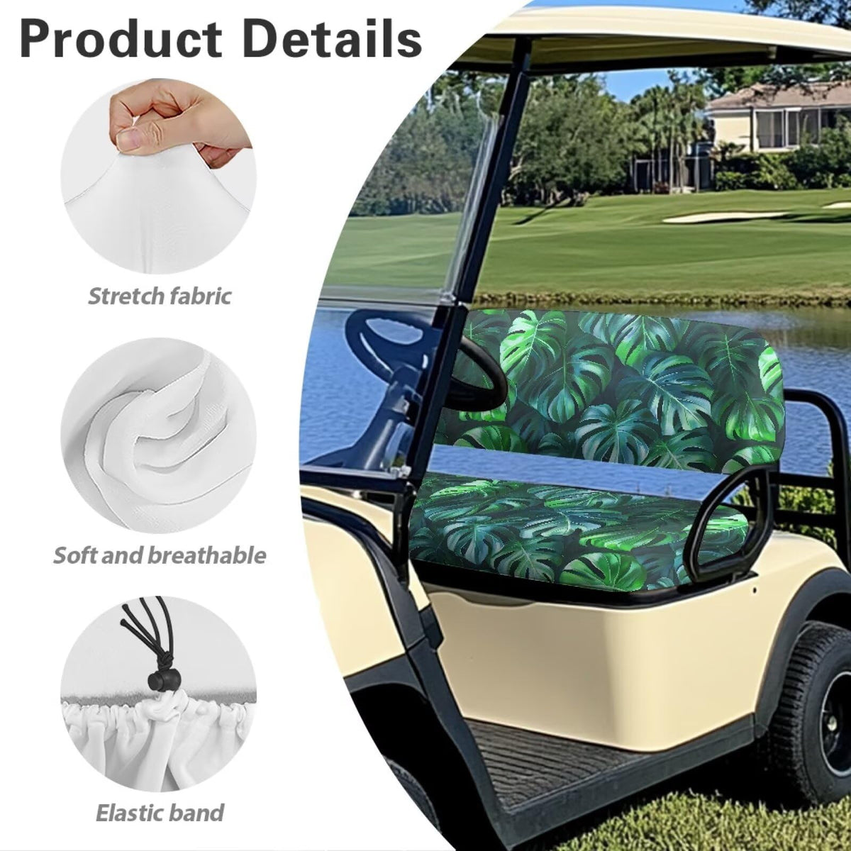FUIALDOLG diverse prints option to personalize your golf cart.