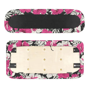 FUIALDOLG pink hibiscus backrest cover adds style and protection