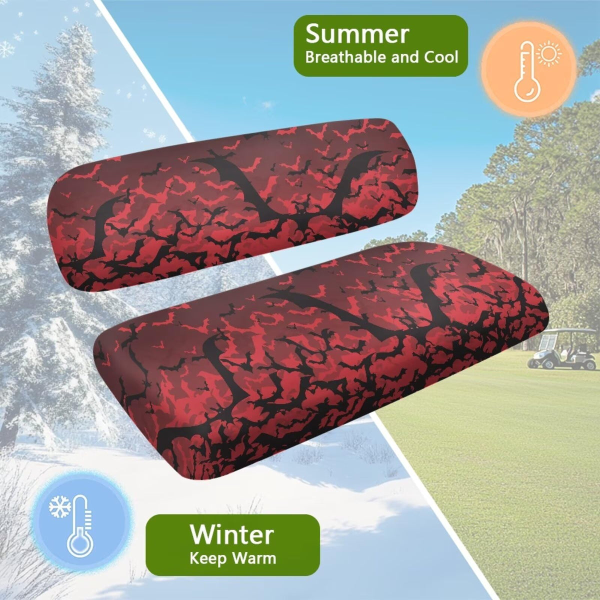 Polyester-spandex fabric delivers soft feel and flexible stretch.