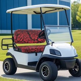 Elastic-strapped seat cover from FUIALDOLG installs quickly on most models.