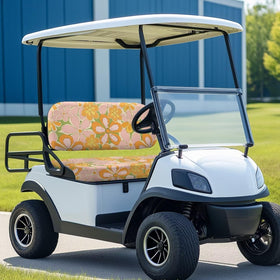 FUIALDOLG Golf cart seat protection fabric resists wear and fading.