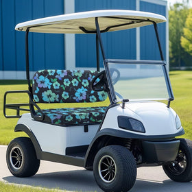 FUIALDOLG green gradient hibiscus pattern adds tropical style to the cart