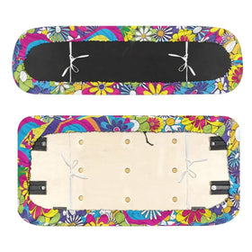 FUIALDOLG Hippie Flower backrest cover refreshes the rear seat with color.