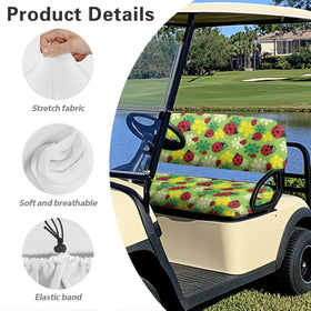 FUIALDOLG Ladybug Flowers wear-resistant fabric stays cleaner longer.