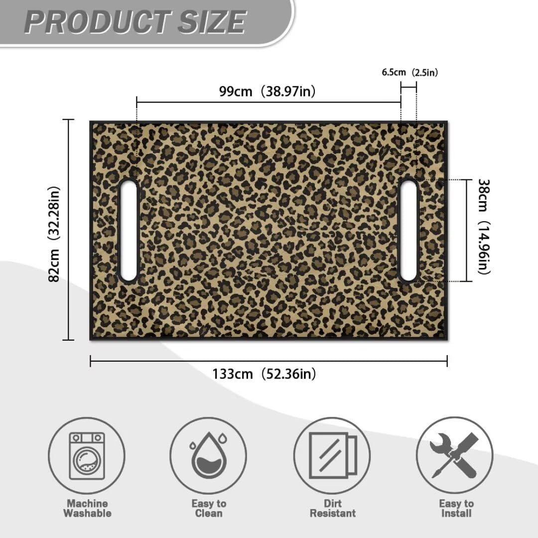 FUIALDOLG stylish leopard print boosts cart appearance