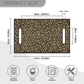 FUIALDOLG stylish leopard print boosts cart appearance