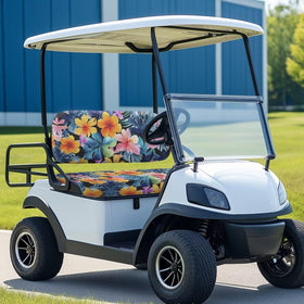 FUIALDOLG tropical flower combined look enhances your cart interior.