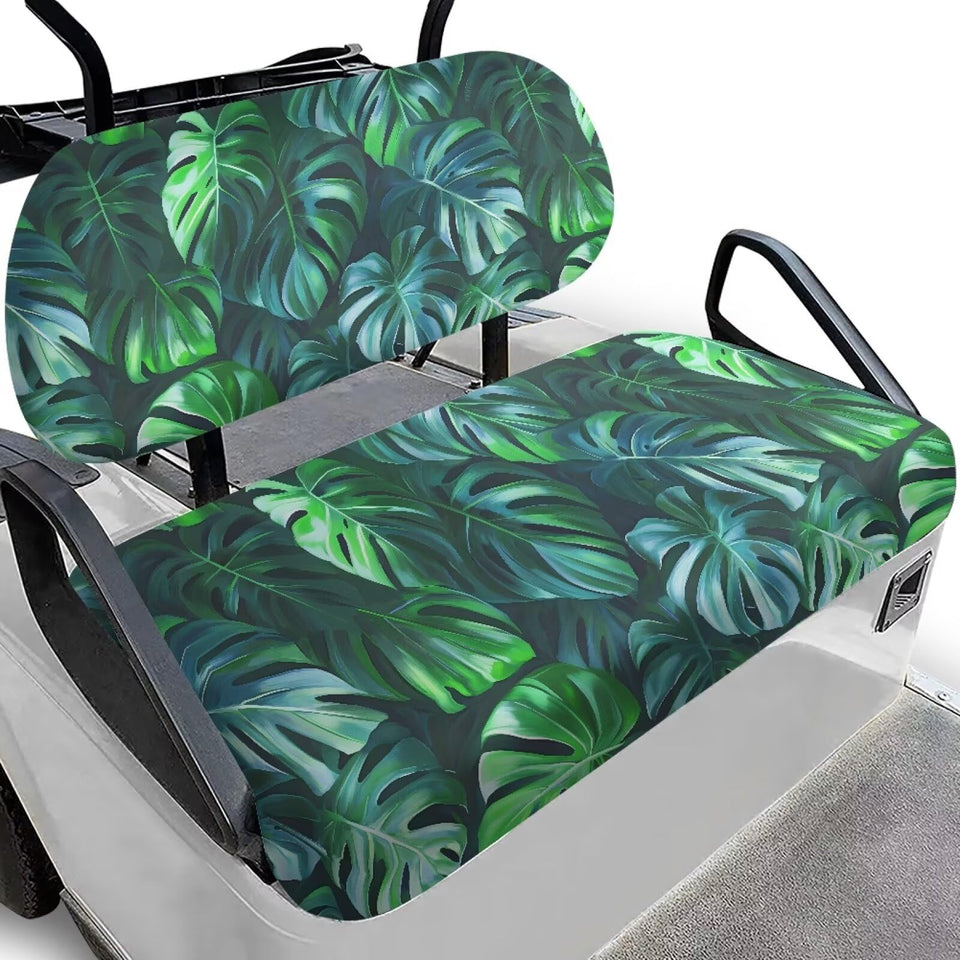 FUIALDOLG tropical leaves front seat cover adds style and protection.
