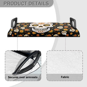 Two-hole design of FUIALDOLG seat cover ensures secure installation.
