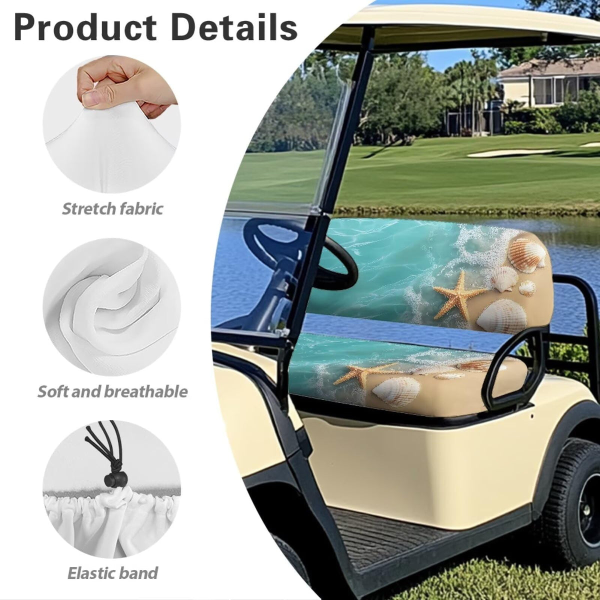 FUIALDOLG universal fit suitable for Yamaha, Club Car Precedent and more