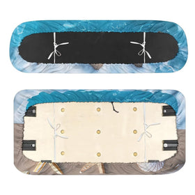 FUIALDOLG universal front seat cushion cover fits most carts securely.