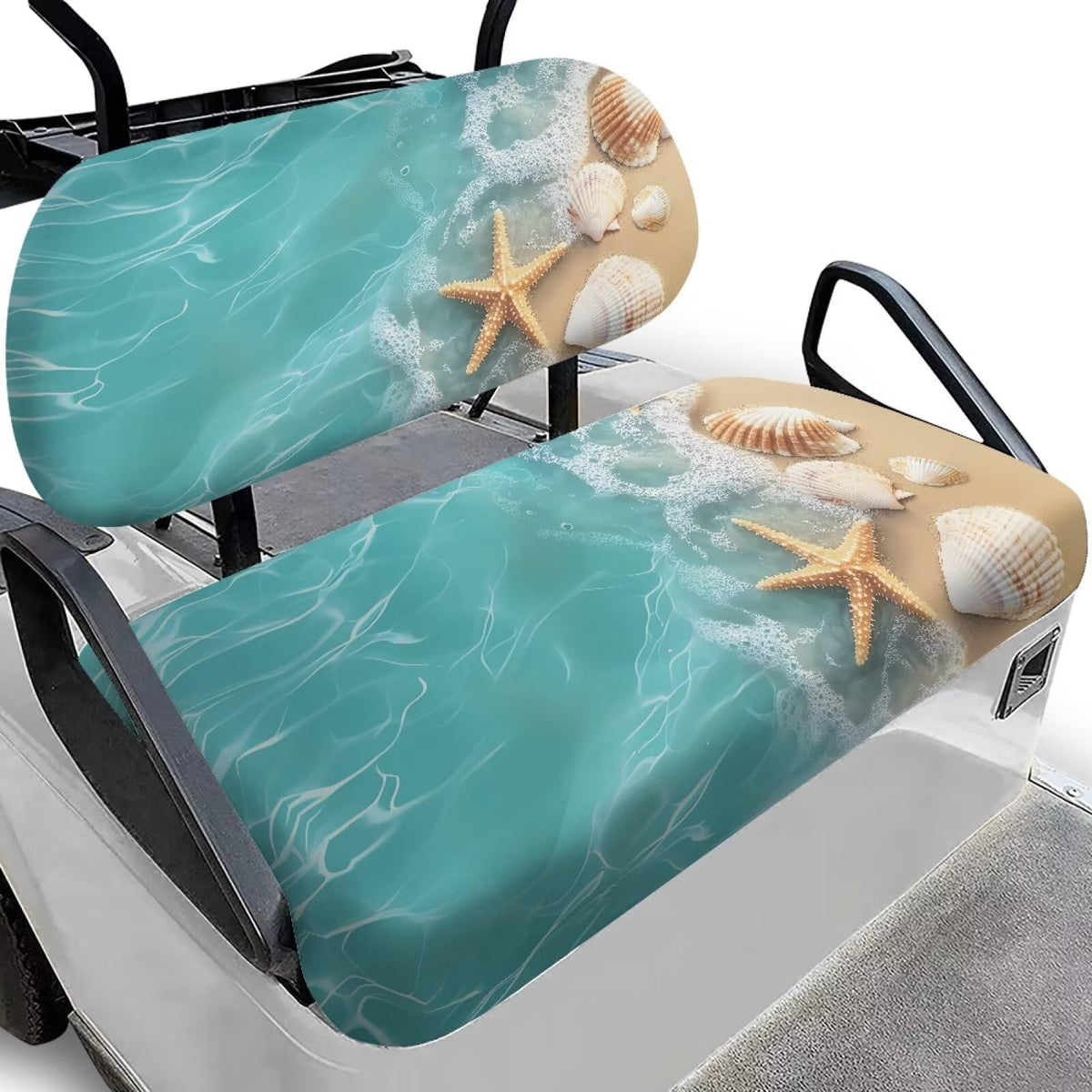 FUIALDOLG Waves Beach front seat cover protecting the front seat with enhanced style