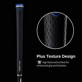 Full Choice golf grips texture detail highlighting enhanced traction.