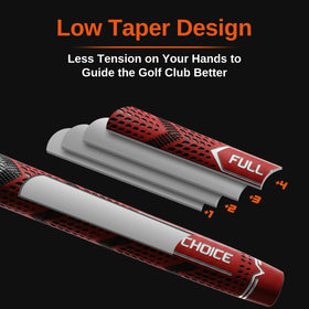 Full Choice all-weather grips with micro-texture stay reliable in diverse conditions.