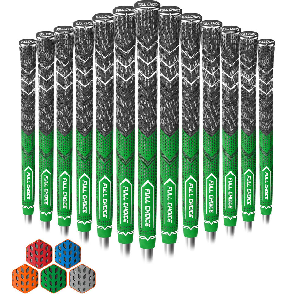 Full Choice CG01 cross corded grips 13-pack front view for comfort and control