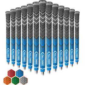 Full Choice Cross Corded Golf Grips 13-pack, front view, anti-slip stability.