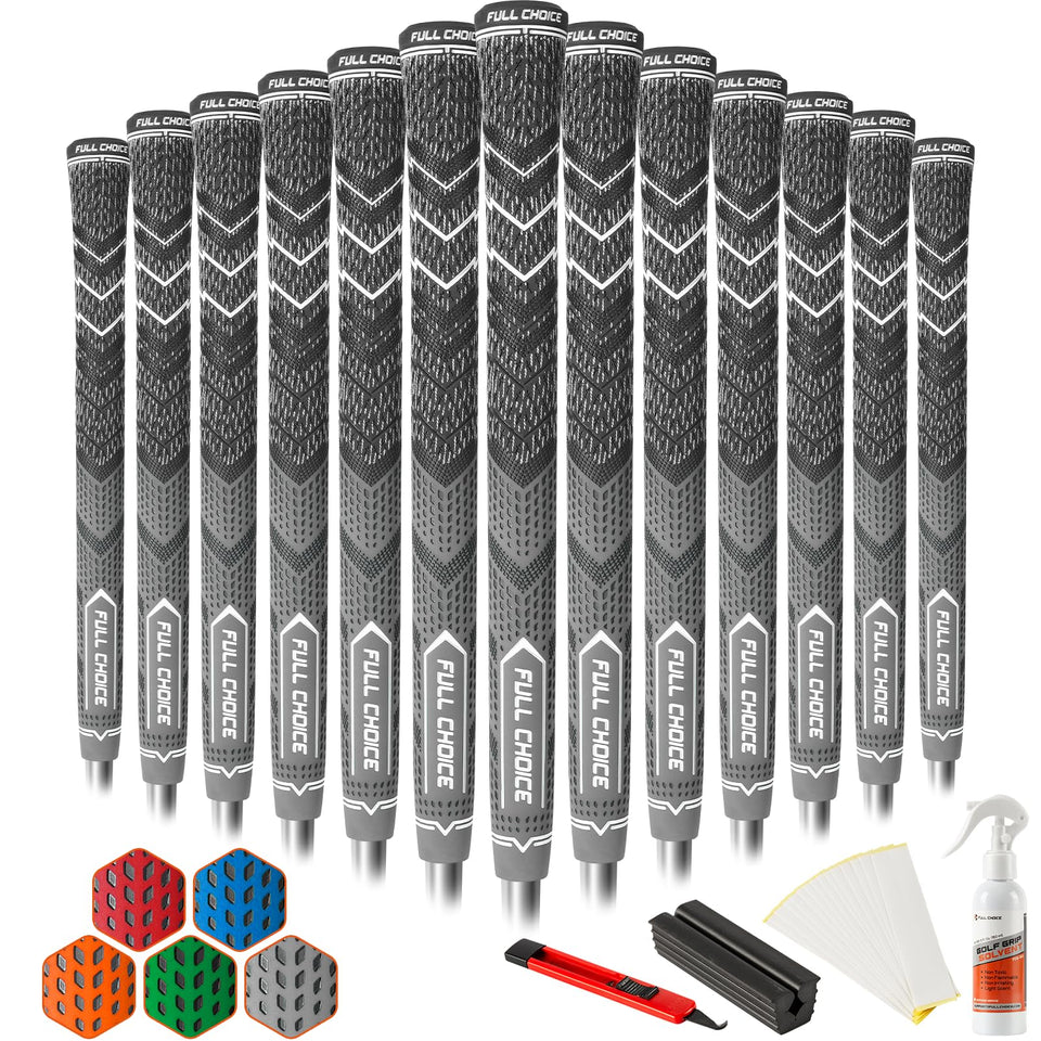 Full Choice CG01 cross-corded grip upper area boosts anti-slip stability.