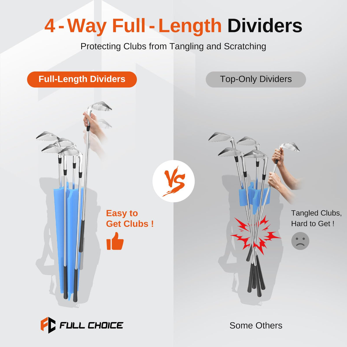 Full Choice dual-shoulder straps provide comfortable all-day carrying.