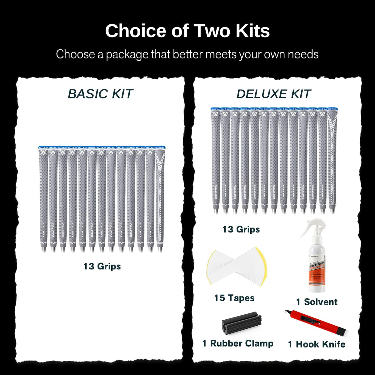 Full Choice oversize grips 1.18 inch suit larger hands for enhanced comfort