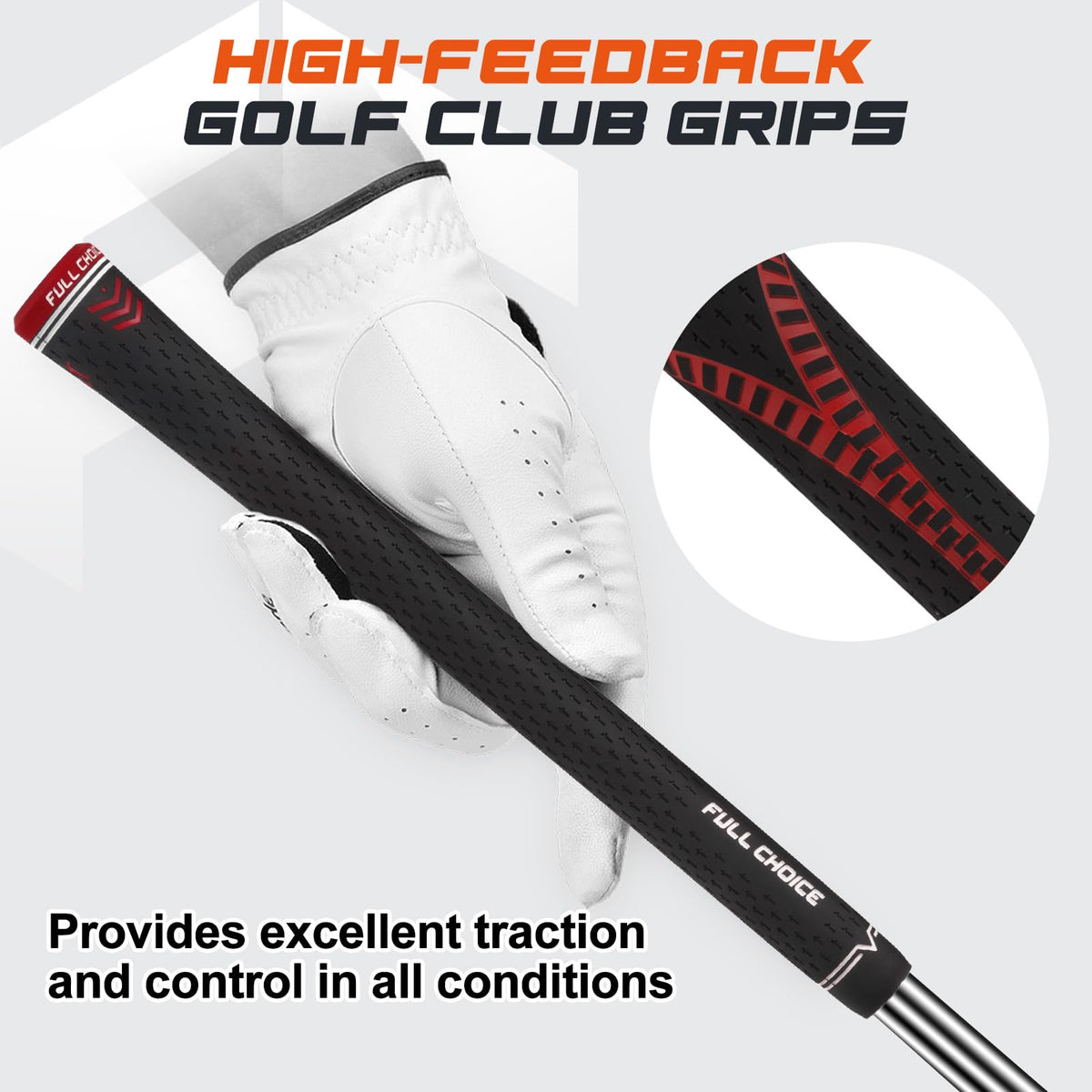 Full Choice golf wedge 60-degree ideal for short chips and tight pin drops.