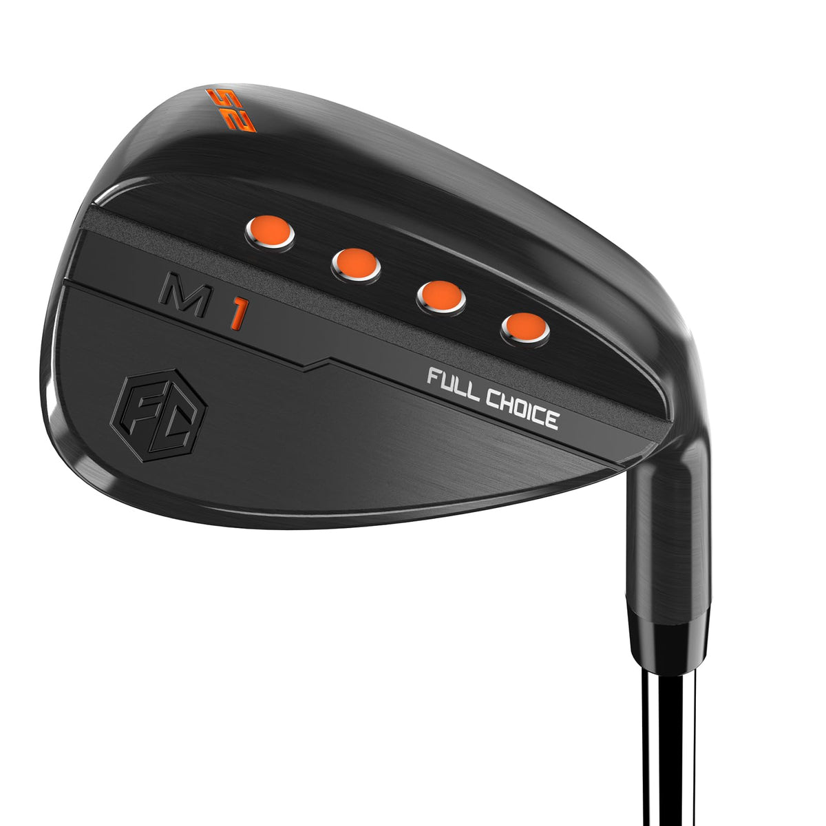 Full Choice wedge face close-up showing CNC milled grooves for spin.