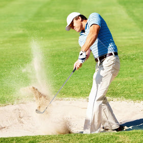 Full Choice 70-degree lob wedge with milled face for precision short-game finesse