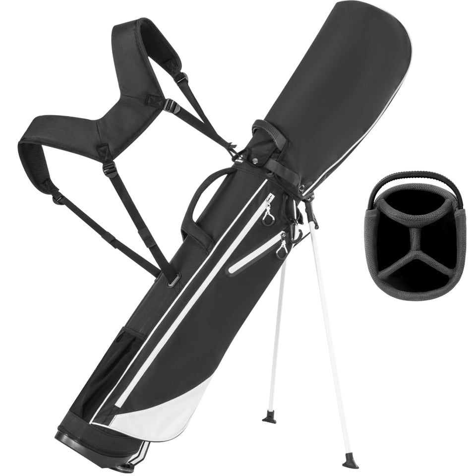 Full Choice lightweight stand bag ready for easy carry on walking rounds.