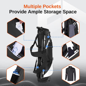 Full Choice mesh pocket for water bottle and accessories.
