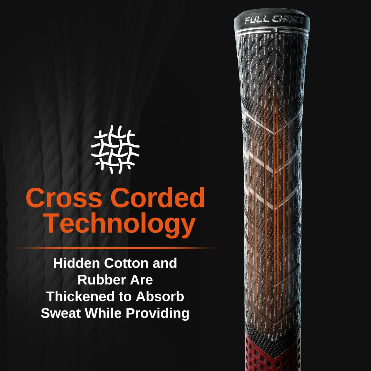 Full Choice micro-texture surface supports steady hold through rougher shots.