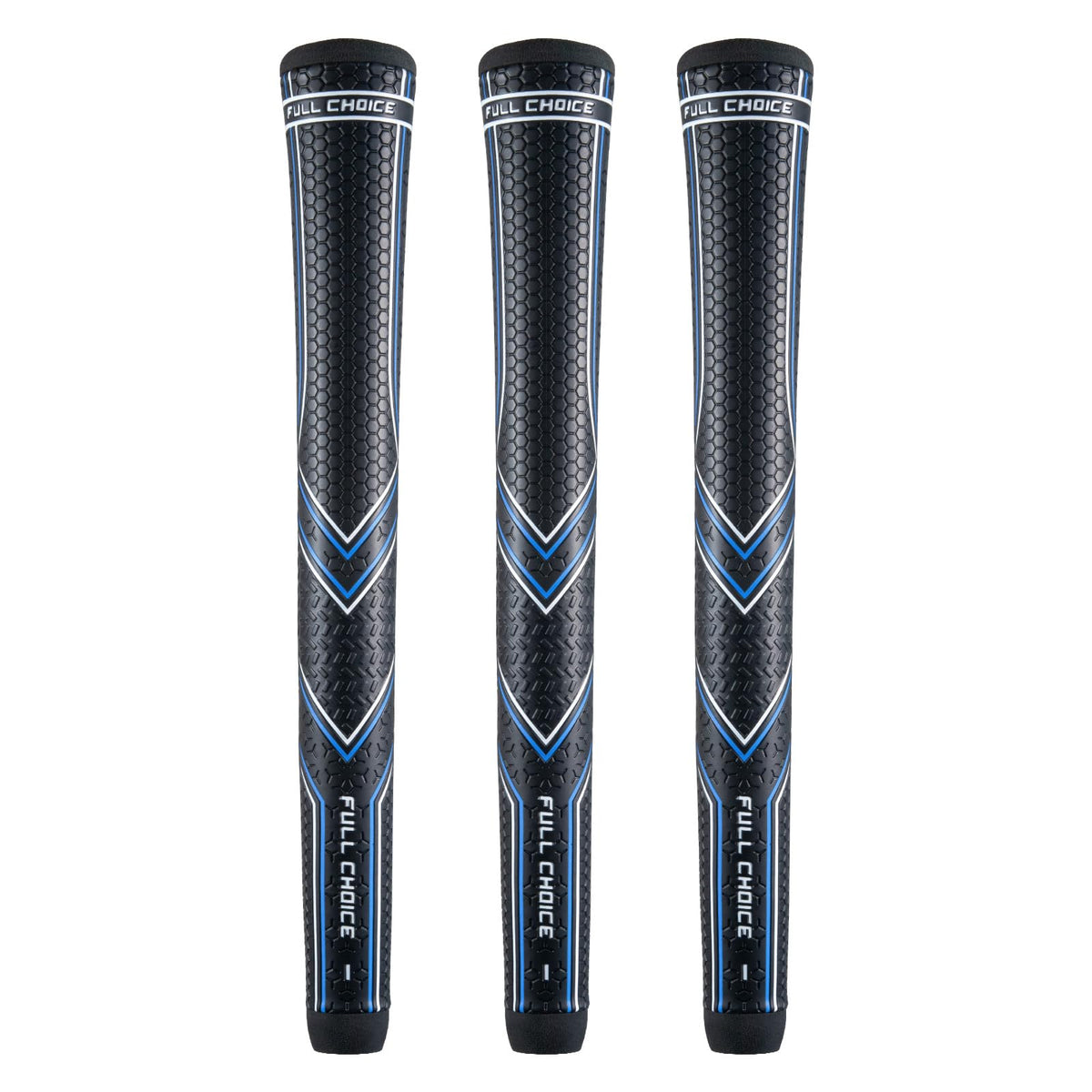 Full Choice oversized golf grip on a driver with enhanced traction for confident shots