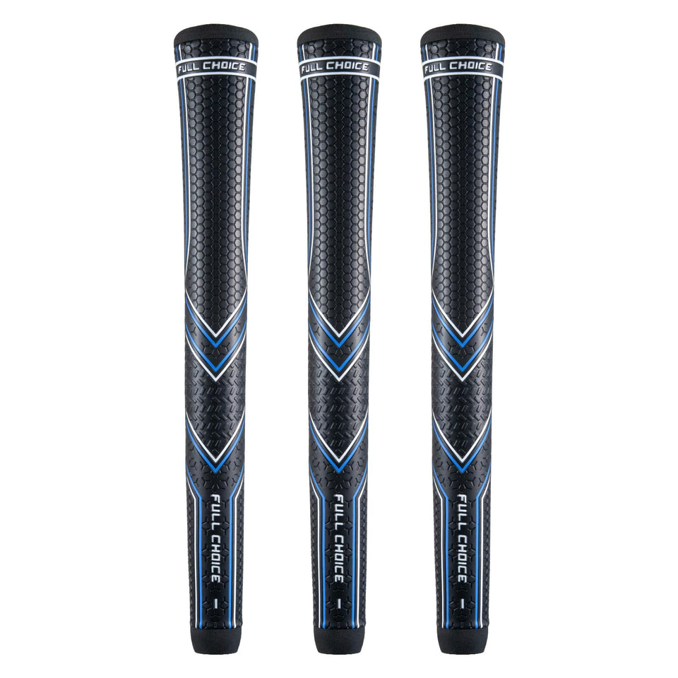 Full Choice oversized golf grip on a driver with enhanced traction for confident shots