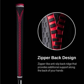 Full Choice low-taper design reduces hand tension for smoother swings.