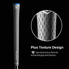 Full Choice rubber golf grips texture plus surface improves traction