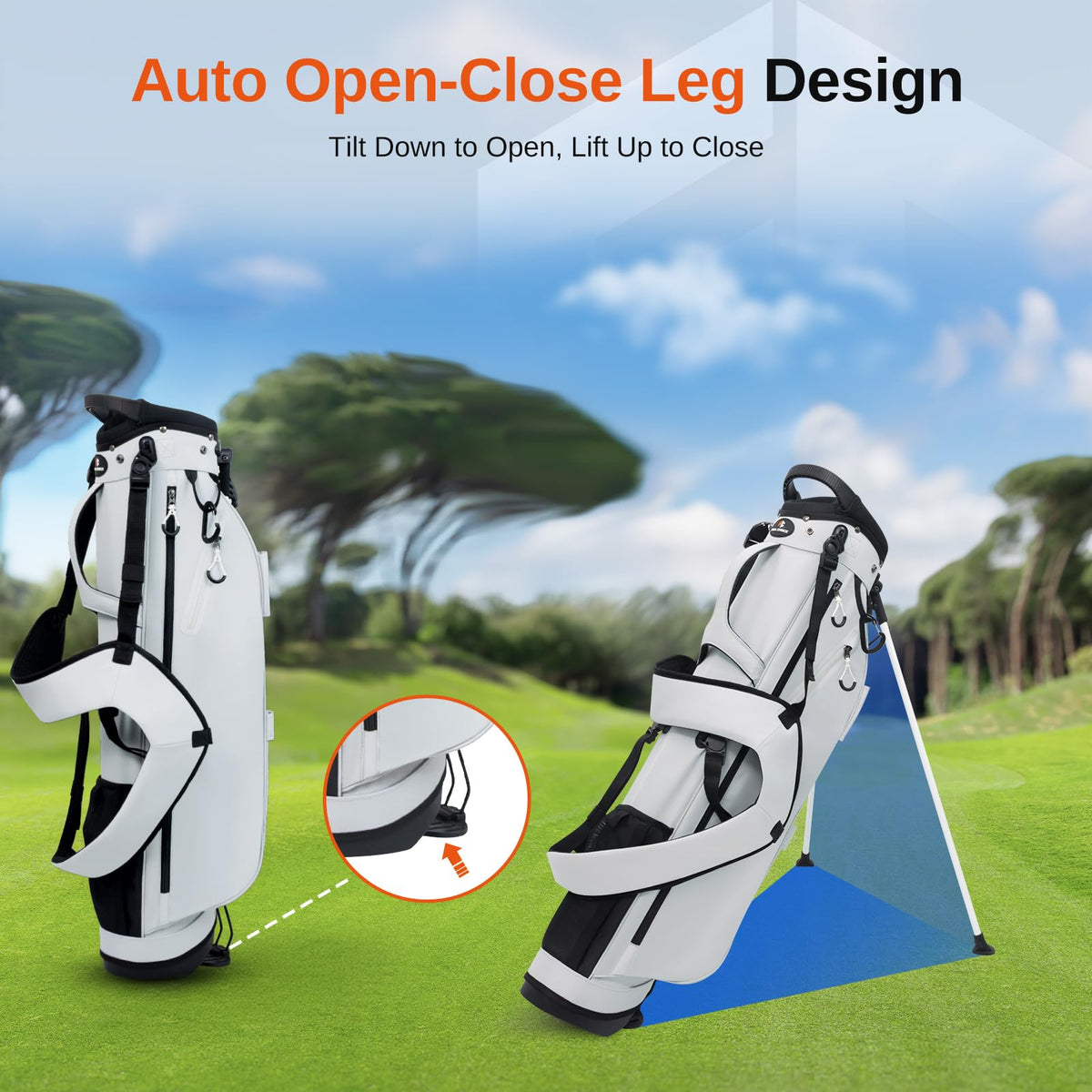 Full Choice top and middle handles simplify lifting and loading.