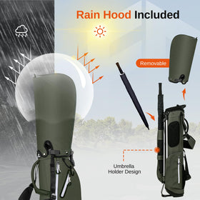 Full Choice ultralight stand bag weighs 3.7 pounds for easy carry.