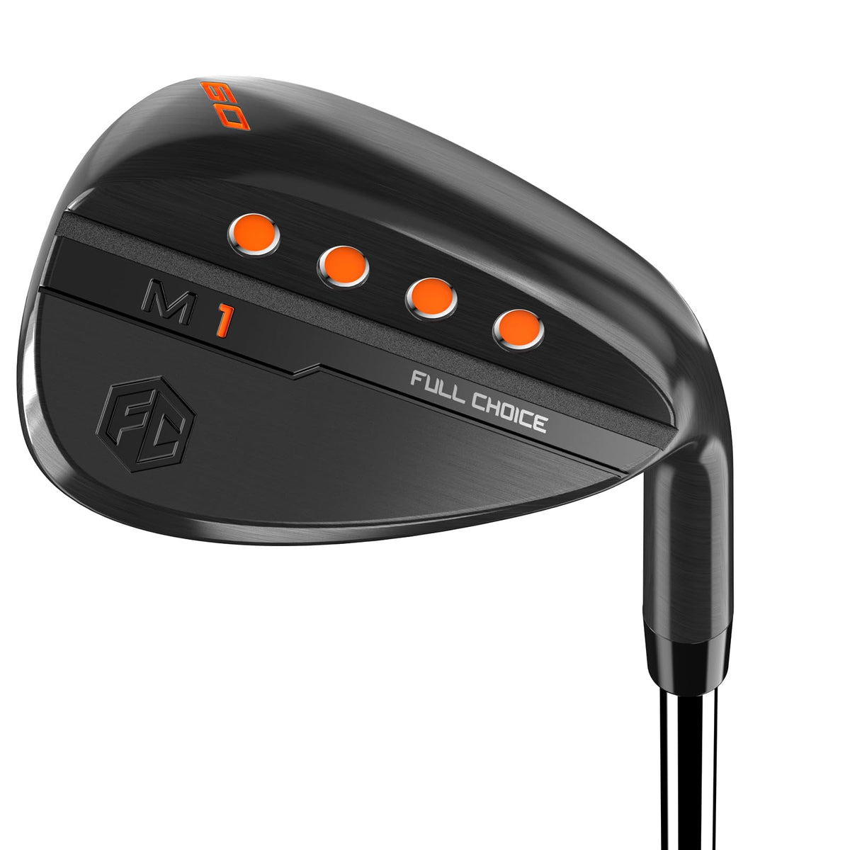 Full Choice wedges 60° loft for bunker control and precise short shots.