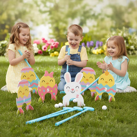 Fun Express Easter Bunny and Chicks mini golf set for celebrations.