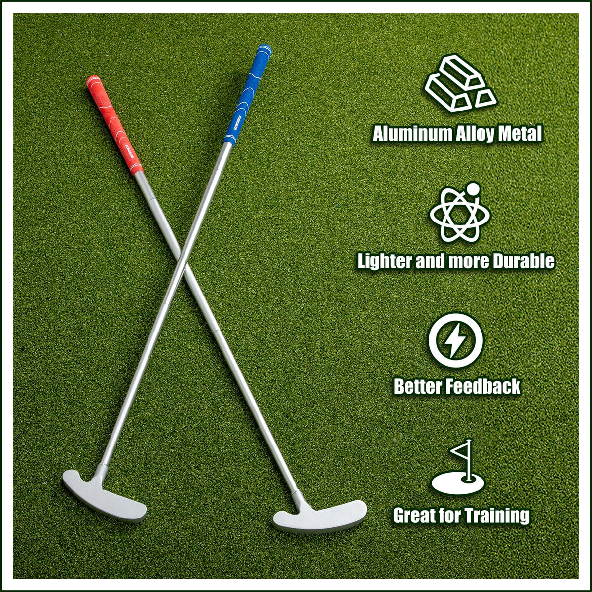 FUNGREEN aluminum alloy head in action during a ball strike