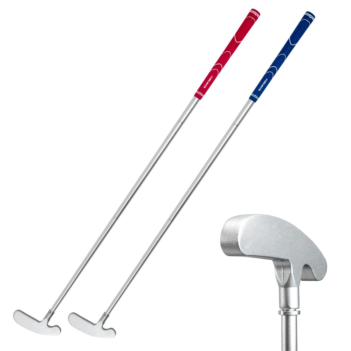 FUNGREEN two-way foldable putter head for versatile play on any course