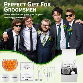 Funnymoom golf keychain combines utility with wedding day flair.