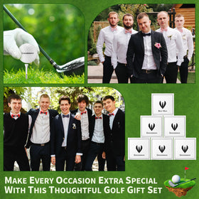 Funnymoom invitation cards complete the groomsman proposal set.