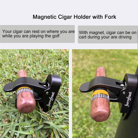 FurryFeast golf cart accessory uses strong magnets to stay put on turns and bumps.
