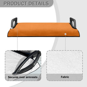 FUSURIRE easy-install foldable seat cover for quick setup and storage