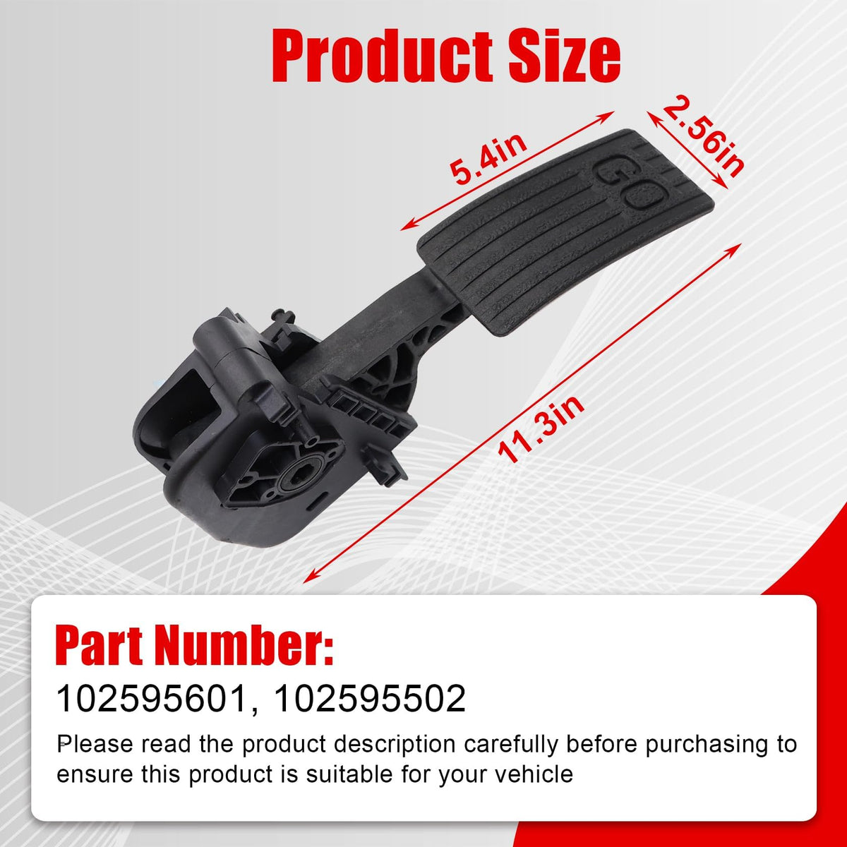 FZJDSD accelerator pedal Gen2 package includes full assembly for easy upgrade