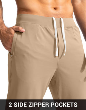 G Gradual elastic waistband with inner drawstring — adjustable fit for comfort