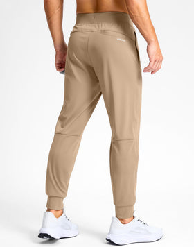 G Gradual khaki joggers — side pocket detail highlights practical 3-pocket design