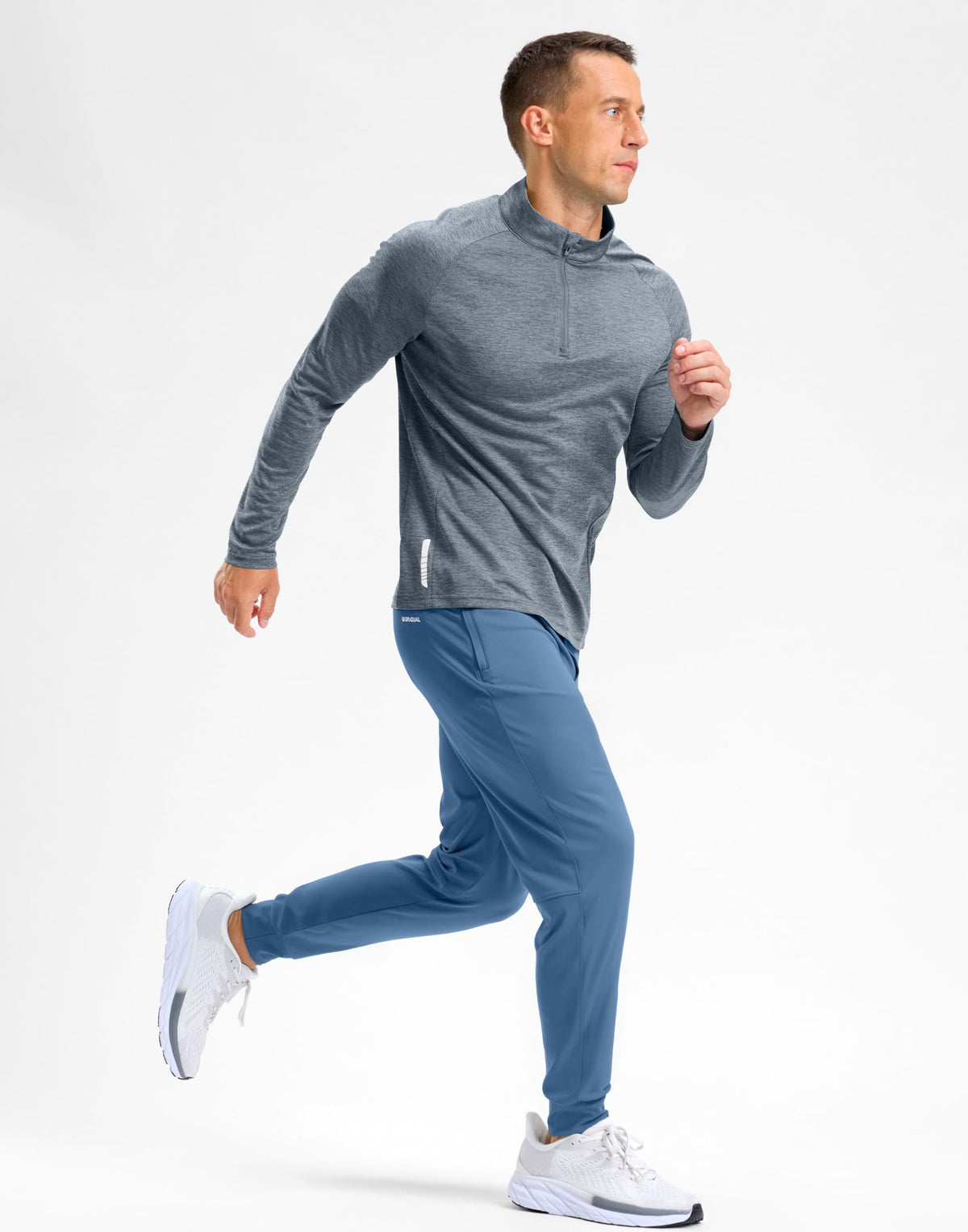 G Gradual golf joggers slate blue overall design for golf, work, and exercise versatility.