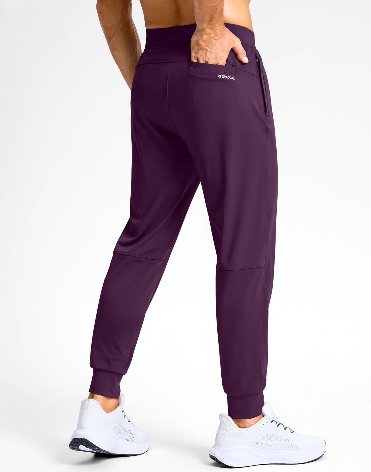 G Gradual men's golf joggers back pocket for quick access to essentials