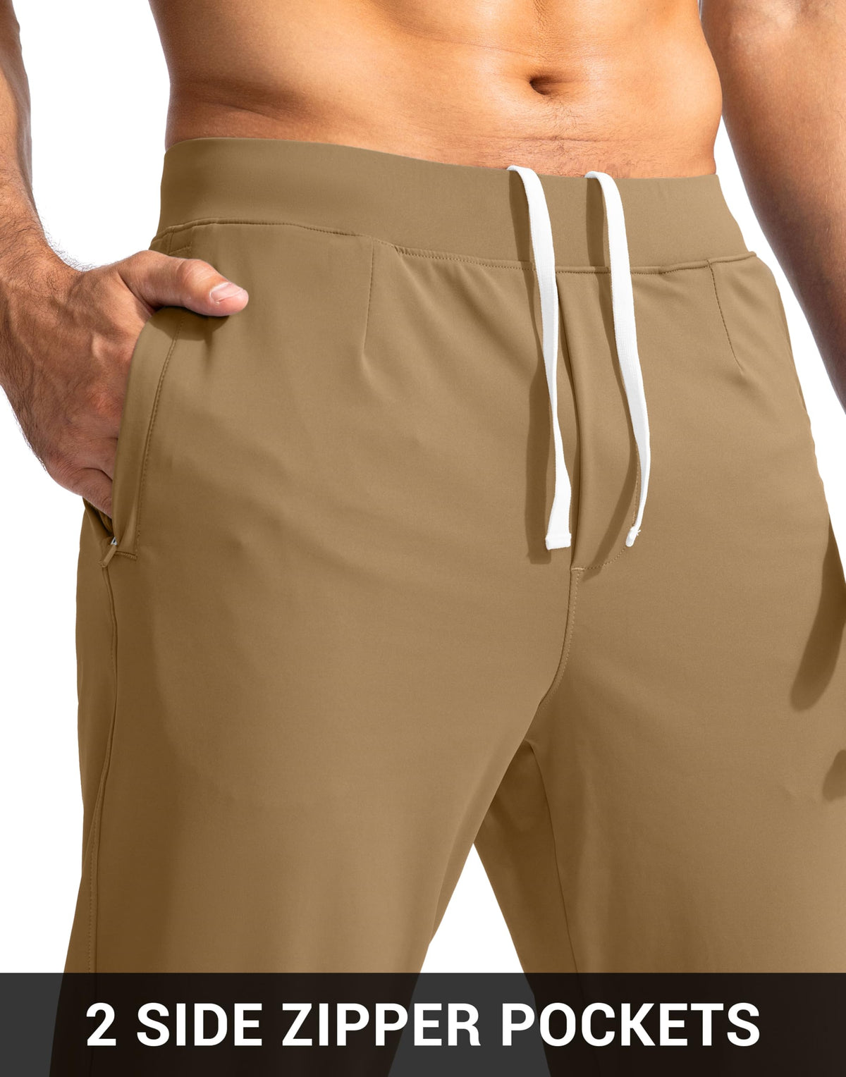 G Gradual joggers feature two deep zip pockets and a back pocket for valuables.