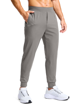 G Gradual men's golf joggers, front view, for all-day comfort and flexible movement.